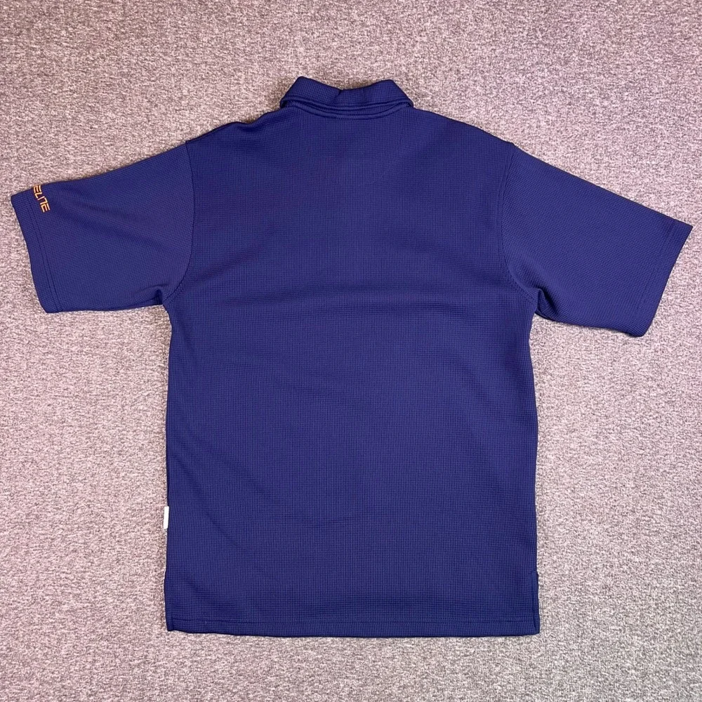 VTG Y2K Nike Elite Syracuse Shirt Mens M Blue Basketball Short Sleeve Swoosh EUC